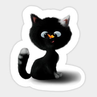 Cute kitten Sticker